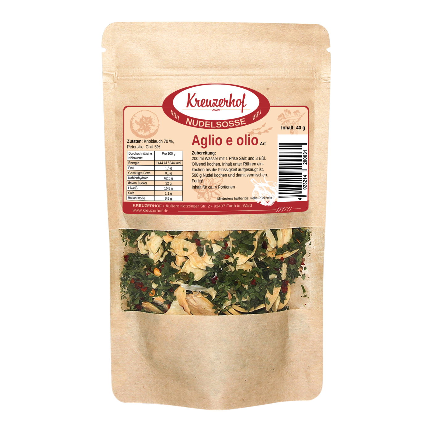 Trockenpesto Aglio e Olio
