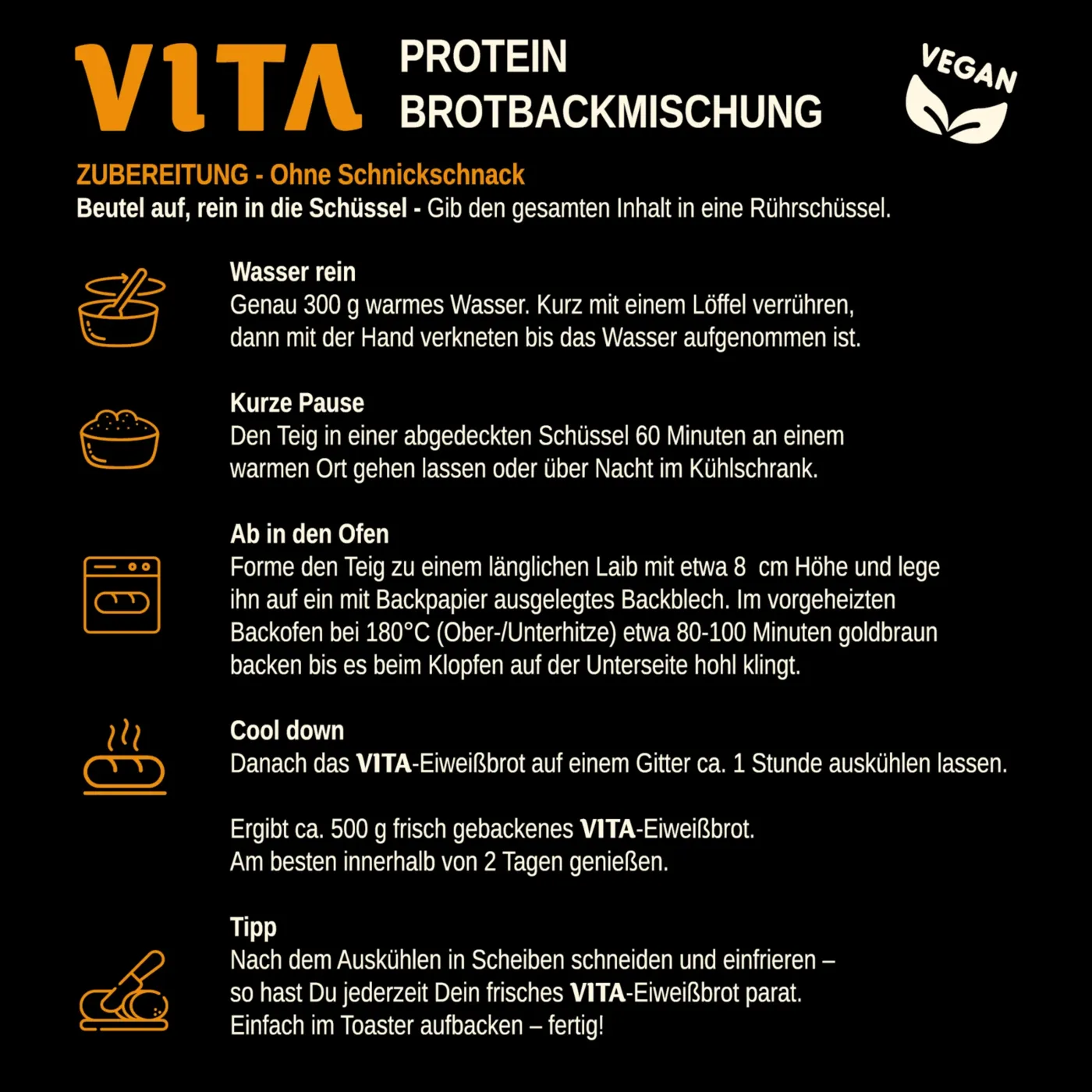 VITA Protein Brotbackmischung