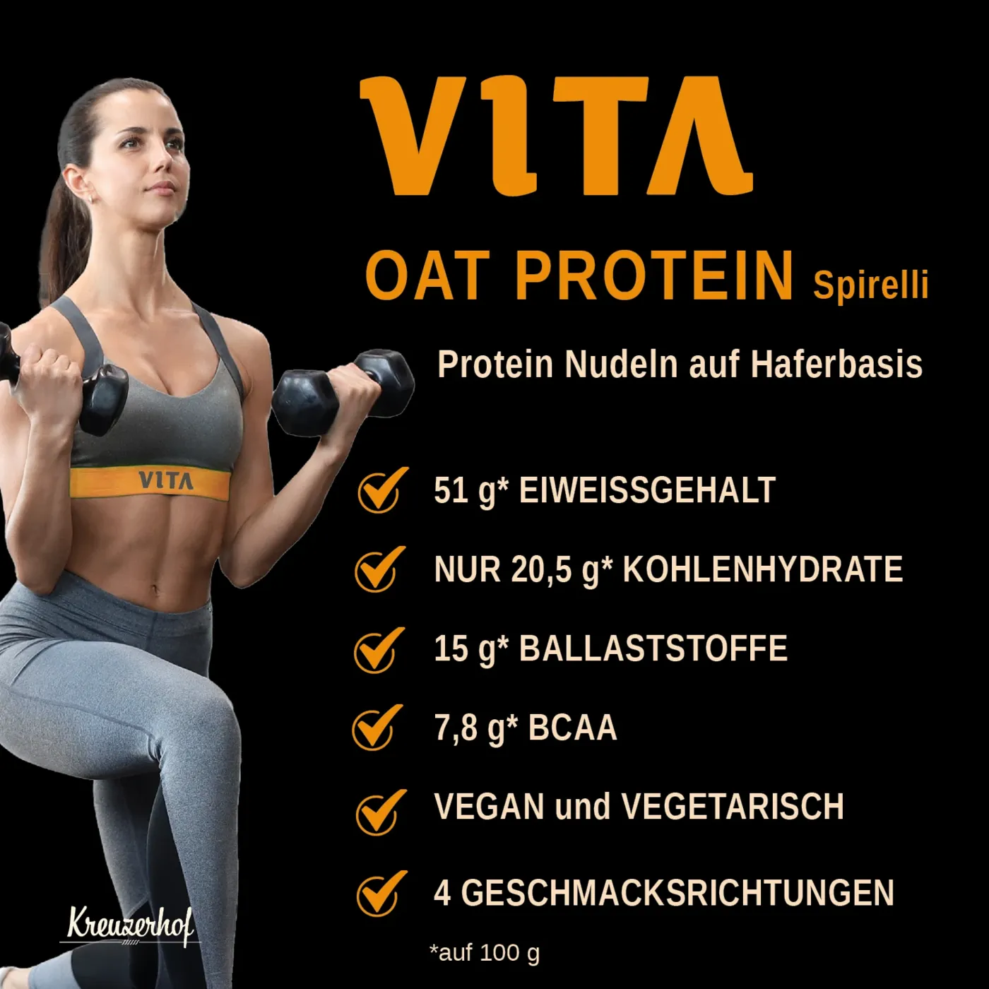 Oat Protein Spirelli - Curcuma