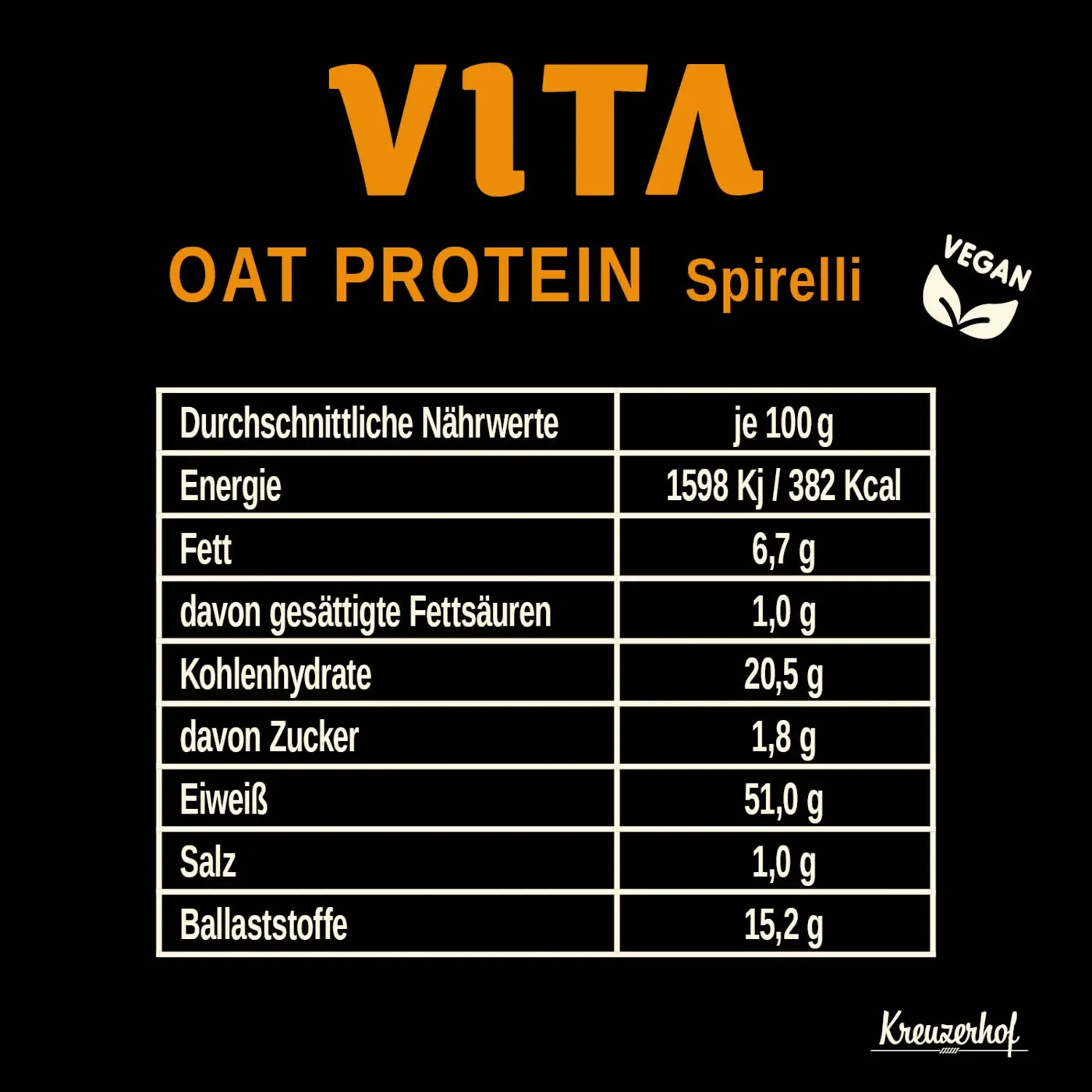 Oat Protein Spirelli - Curcuma