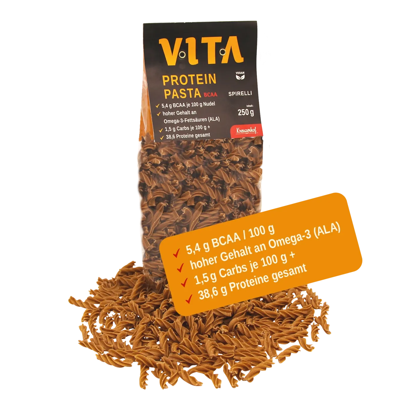 VITA Protein Pasta BCAA Spirelli